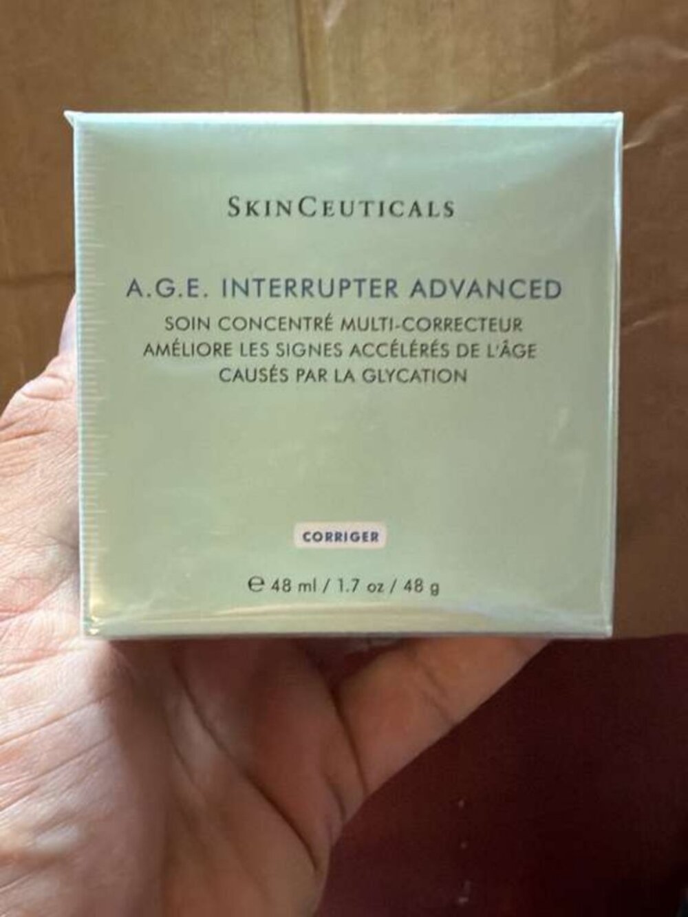 SkinCeuticals A.G.E. Interrupter Advanced Face Cream 1.7 oz / 48 ml New Sealed
